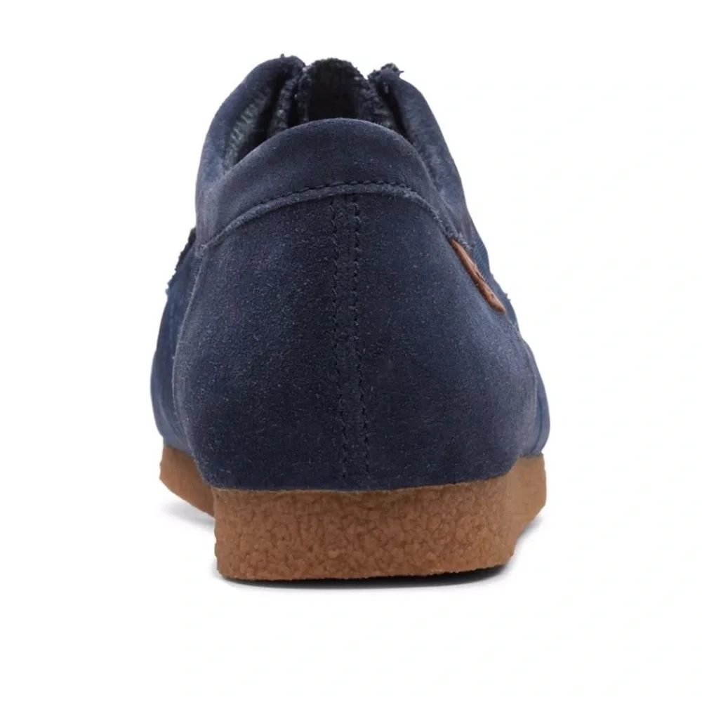 NEW Clarks Shacre II Step Navy Extreme Comfort Quilted Lace Up Shoes Men's 12 M